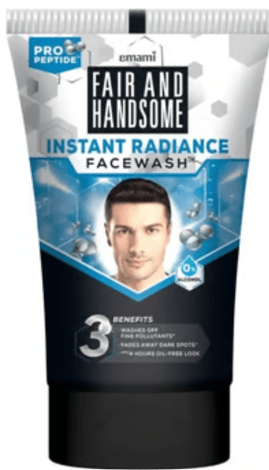 Emami– Fair & Handsome Instant Radiance Facewash (100 GMS)