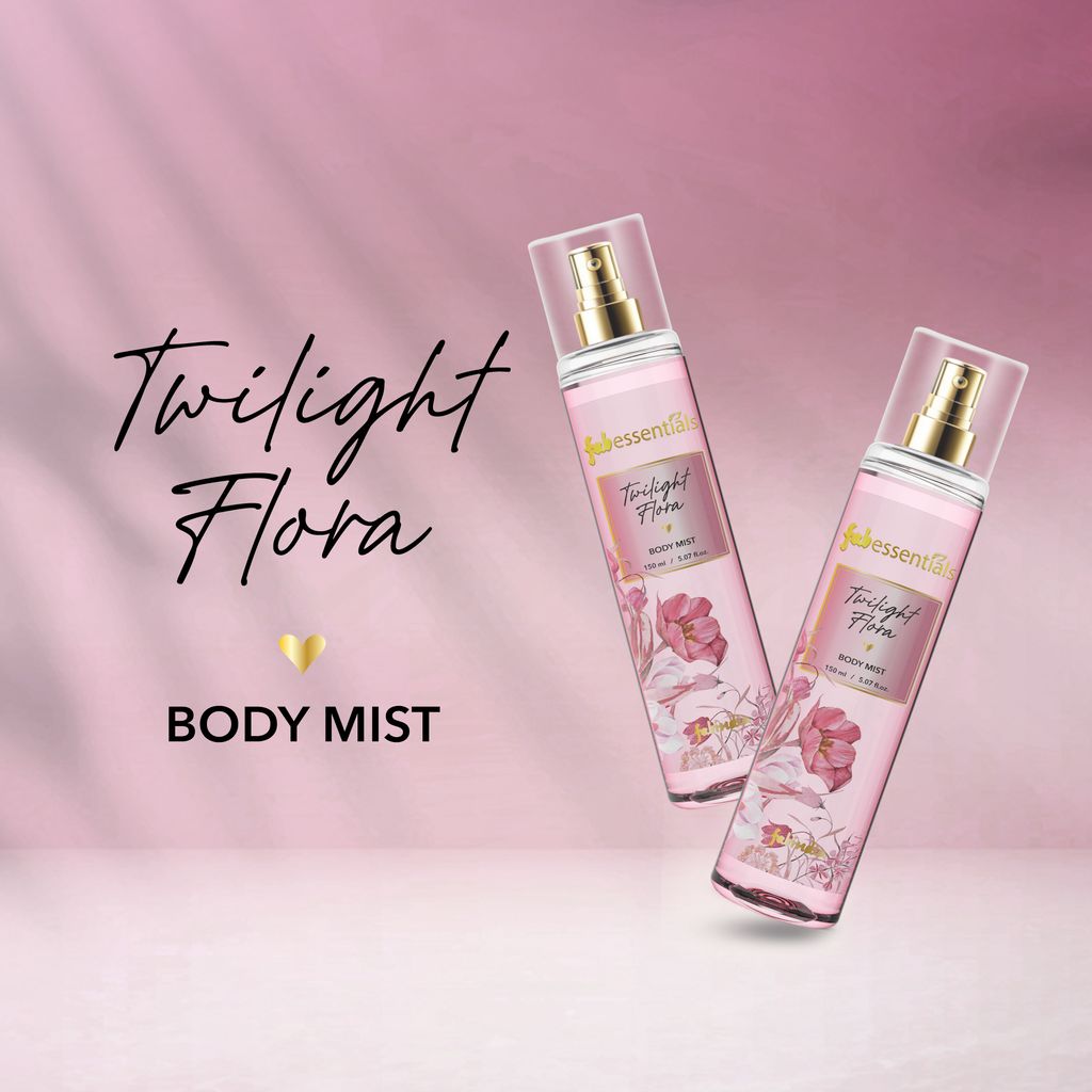 Fabessentials Twilight Flora Fine Fragrance Body Mist | Long-Lasting Floral Body Spray for Women | Fresh & Luxurious Scent | Infused with Aloe Vera | Daily body Perfume Mist | 150ml