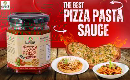 Napuor Organics Pizza Pasta Sauce-No Chemicals , NoPreservatives No Arifical Color (300GM)