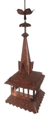 Ottoman Turkish Engraved Hanging Copper Lantern Ottoman Turkish Engraved Hanging Copper Lantern