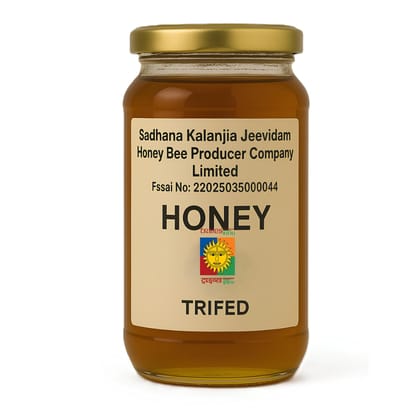 Pure and Natural Honey -🍯🍯🍯- 100% Raw and Unfiltered Honey - 500g Glass Jar