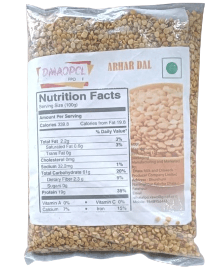 Toor Dal Split Pigeon Peas 1000g