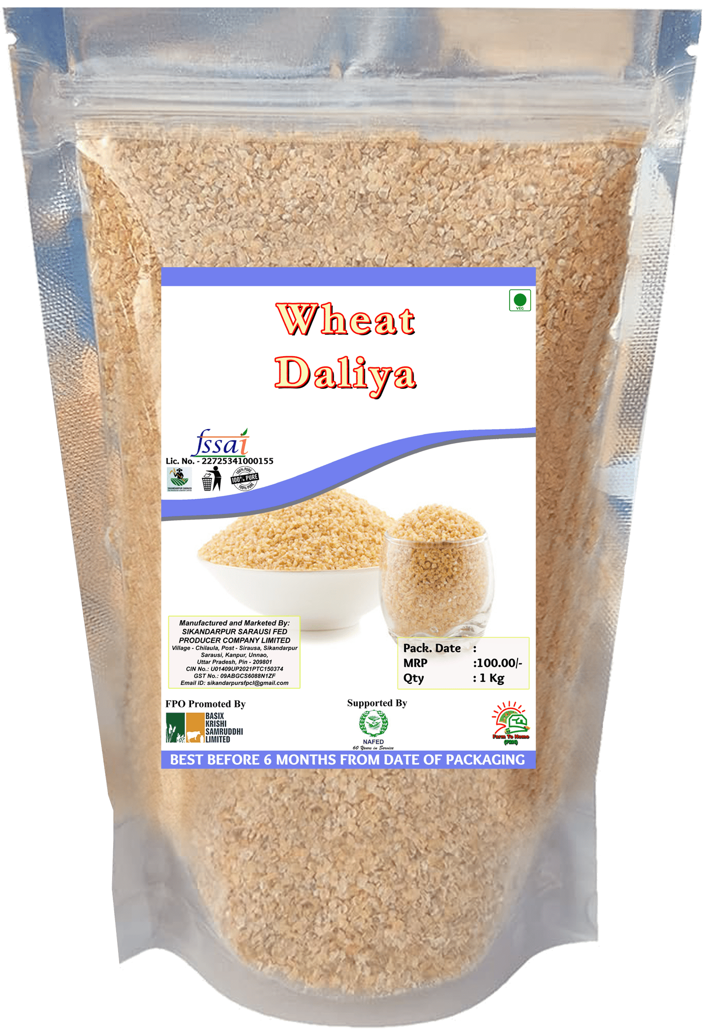 Wheat Daliya - 1kg