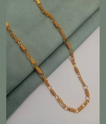 H M PRODUCT Gold Plated Chain ( Set of 1 )