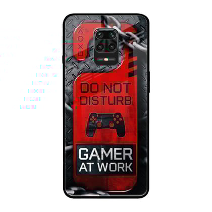 Do No Disturb Glass Case For Poco M2 Pro
