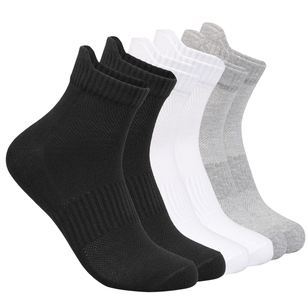 Vayu Lifestyle Timeless Essentials – Pack of 3 Multi-Color Solid Ankle Socks for Men & Women | Fine Cotton Nylon Blend | Breathable & Anti-Odor Daily Wear Sock