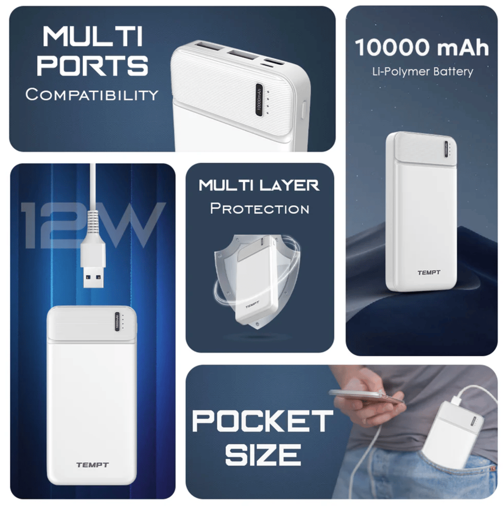 Booster Powerbank - White
