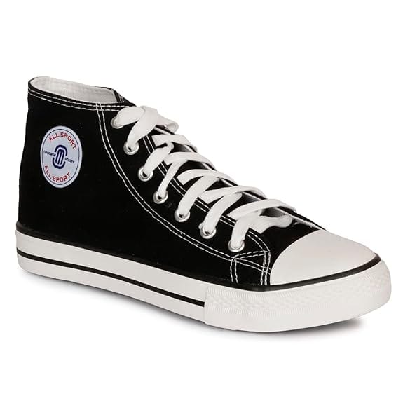 GLS SNEAKERS FOR MEN (LONG) BK-WH
