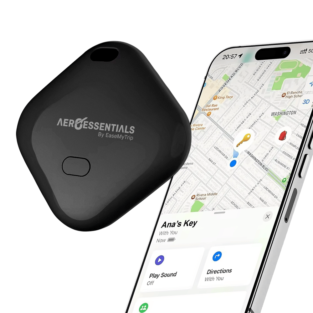 Aeroessentials AeroTag Find My Compatible Item Tracker, UWB Technology, CR2032 Battery, 1-Year Battery Life