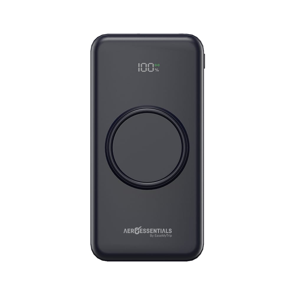 Aeroessentials Charge Mate W006 Power Bank, 20000mAh, 4-in-1 Charging with Wireless, 410g