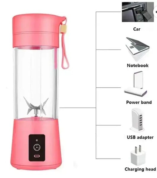 6 Blade Portable USB Juicer Bottle Electric USB Juice Maker Mixer Bottle Blender