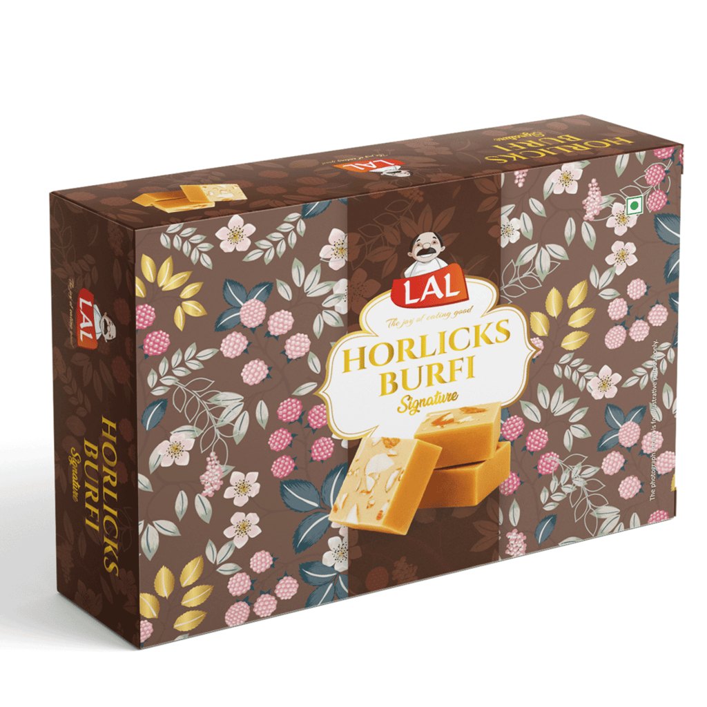 Lal Sweets Horlicks Burfi 400g (Pack of 1) || Made with Fresh and Healthy Almonds & Horlicks || Burfi || Horlicks || Horlicks Mithai || Indian Mithai || India Sweets