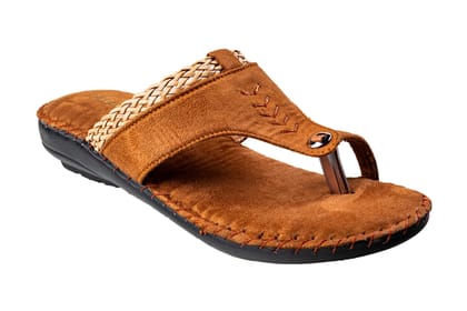Titas Ladies Tan Chappal (Cs C 230831)-Tan / 4