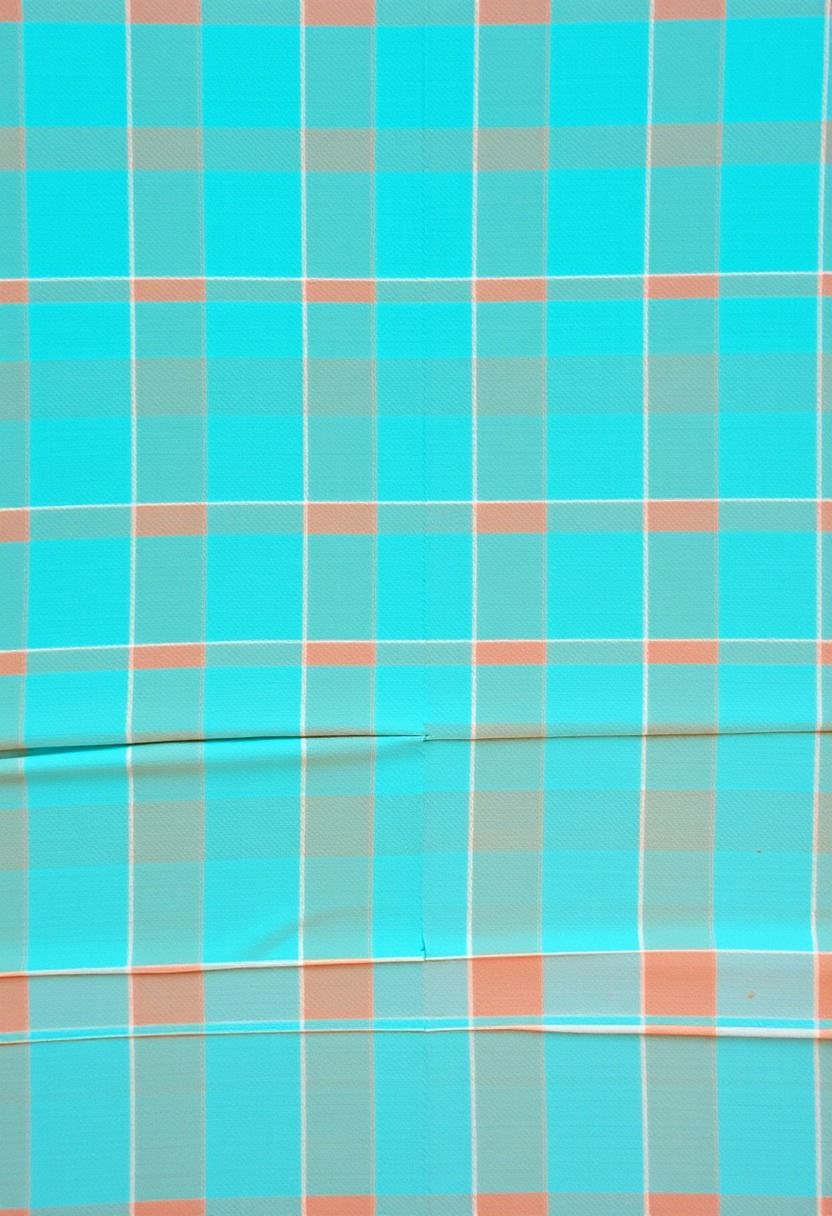 Cotton Checked Towel 2.5ft X 5 ft for Home use (Blue and White)