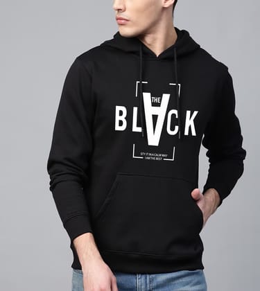 SCOTT FINCHER Men's Black Graphic Printed Hoodie : AA(RSHOD)BLACK_01