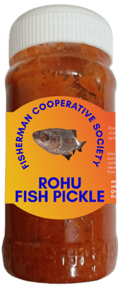  Rohu Fish Pickle | 250gm | Fresh & Spicy | Hygienically Packed | No Preservatives | 100% Natural