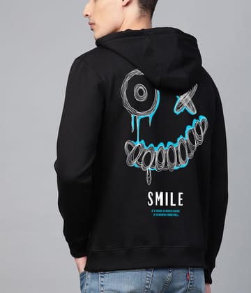 SCOTT FINCHER Men's Black Graphic Printed Hoodie : AA(RSHOD)BLACK_03