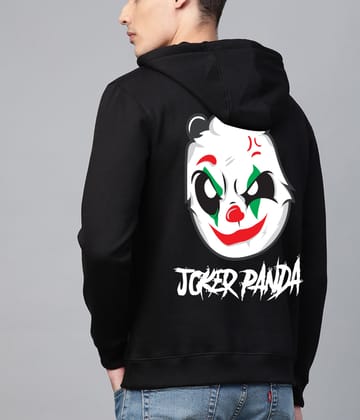 SCOTT FINCHER Men's Black Joker Panda Graphic Hoodie : AA(RSHOD)BLACK_16 SCOTT FINCHER Men's Black Joker Panda Graphic Hoodie : AA(RSHOD)BLACK_16