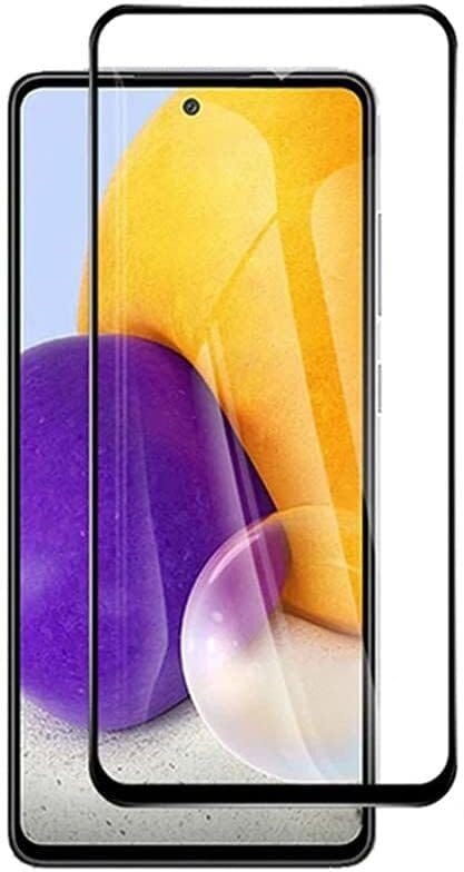 PLUGTECH Advanced Tempered Glass With Anti-Explosion 9H Hardness Edge-To-Edge Coverage Screen Guard for SAMSUNG A73 5G