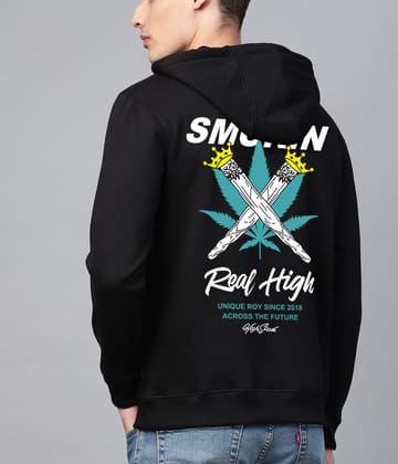 SCOTT FINCHER Men's Black Graphic Printed Hoodie : AA(RSHOD)BLACK_29
