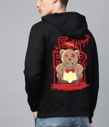 SCOTT FINCHER Men's Black Graphic Printed Hoodie :  AA(RSHOD)BLACK_38