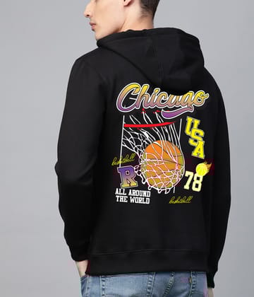SCOTT FINCHER Men's Black Graphic Hoodie : AA(RSHOD)BLACK_54