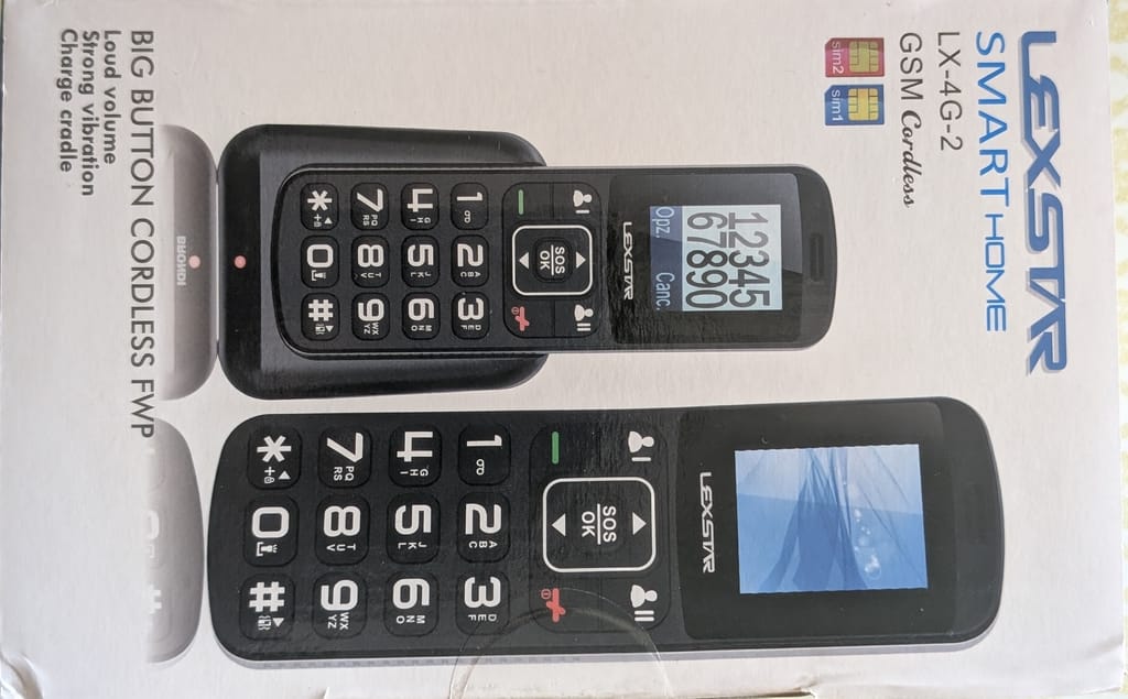 Lexstar LX-4G-2 FWP Wireless GSM Phone