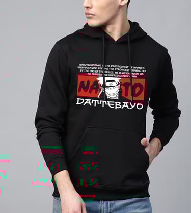 SCOTT FINCHER Naruto Uzumaki Hoodie: The Strongest Ninja in the World! : AA(RSHOD)BLACK_124