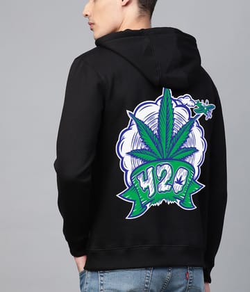 SCOTT FINCHER Men's Black Hoodie with Green Marijuana Leaf and 420 Graphic : AA(RSHOD)BLACK_138 SCOTT FINCHER Men's Black Hoodie with Green Marijuana Leaf and 420 Graphic : AA(RSHOD)BLACK_138