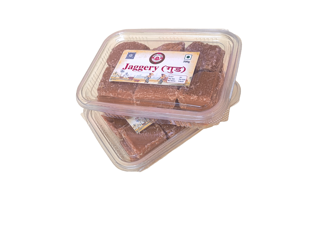 Jaggery Cubes - Unrefined Whole Cane Sugar Cubes - Natural Sweetener - 100% Pure & Natural - No Additives or Preservatives - Vegan