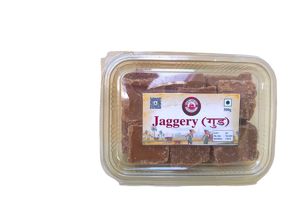 Jaggery Cubes - Unrefined Whole Cane Sugar Cubes - Natural Sweetener - 100% Pure & Natural - No Additives or Preservatives - Vegan