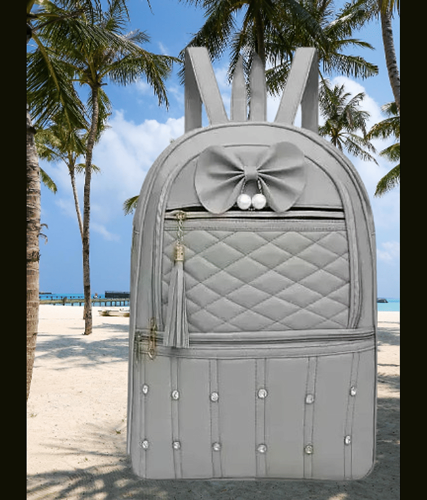 THE MONAIN CEAPT Backpack PU Set of 1 ( Grey )