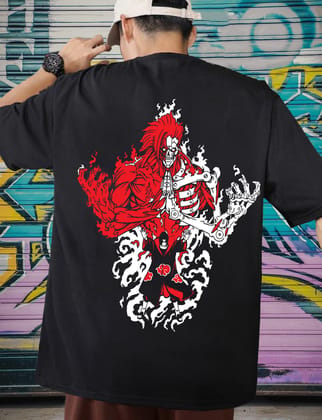 Scott Fincher Oversized Itachi Uchiha Mangekyo Sharingan T-Shirt : AA(ARN)BLACK_122 Scott Fincher Oversized Itachi Uchiha Mangekyo Sharingan T-Shirt : AA(ARN)BLACK_122