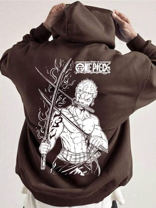 SCOTT FINCHER Graphic Hoodie Anime Printed Hoodie : AA(RSHOD)BROWN_137