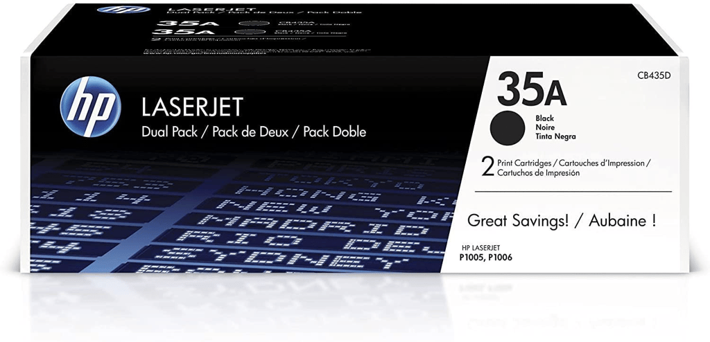 HP 35A Black Original LaserJet Toner Cartridge
