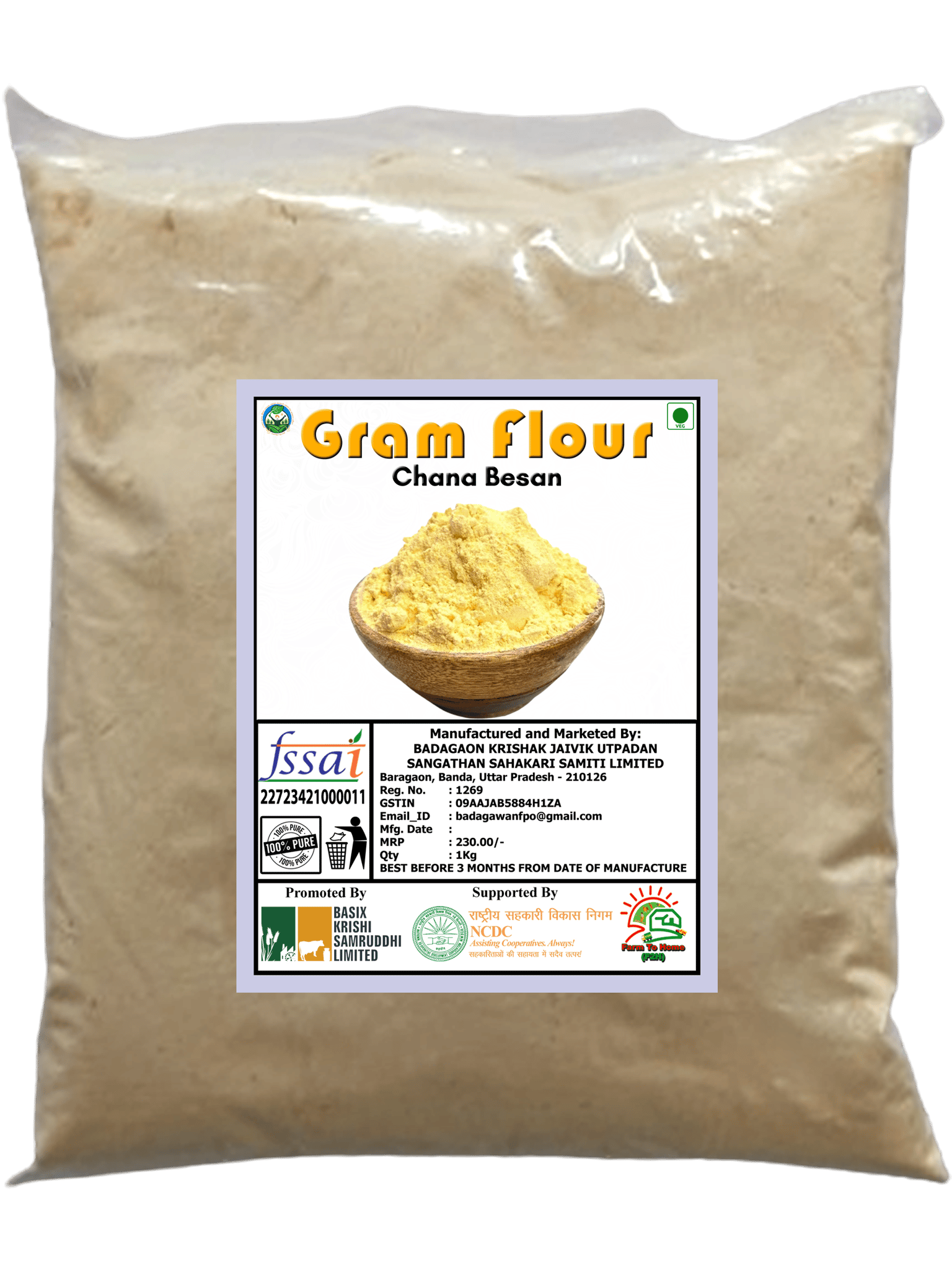 Gram Flour/Chana Besan - 1Kg