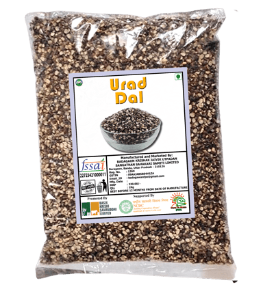 Urad Dal - 1 Kg, 100% Pure, FSSAI Certified, Vegan, Gluten-Free, Non-GMO
