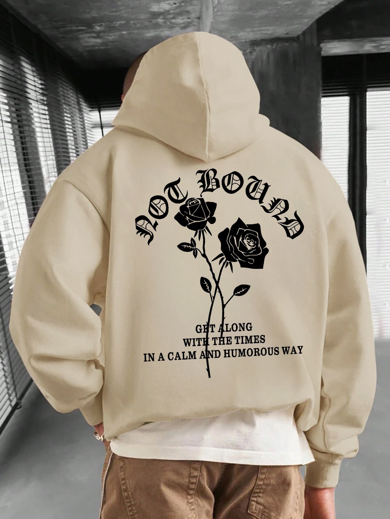 SCOTT FINCHER  Men's Hip Hop Streetwear Hoodie Graphic Oversized Pullover Sweatshirt with Hood : AA(RSHOD)CREAM_208