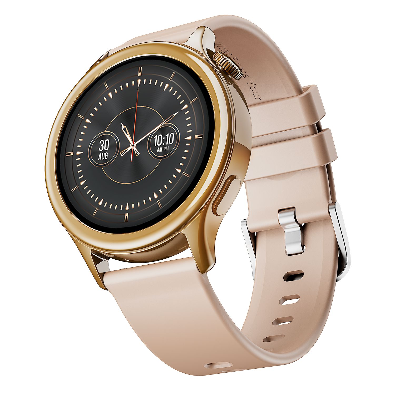 boAt Enigma Daze | Smartwatch with 1.3" Luminous Display, Functional Crown, SOS with Location Tracking, Watch Face Studio boAt Enigma Daze | Smartwatch with 1.3" Luminous Display, Functional Crown, SOS with Location Tracking, Watch Face Studio - Metallic