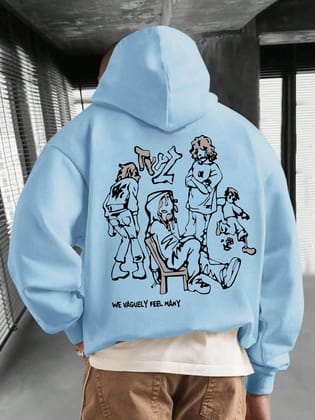 SCOTT FINCHER Men's hooded sweatshirt,pullover hoody,long sleeve,graphic print,casual streetwear : AA(RSHOD)SKYBLUE_246