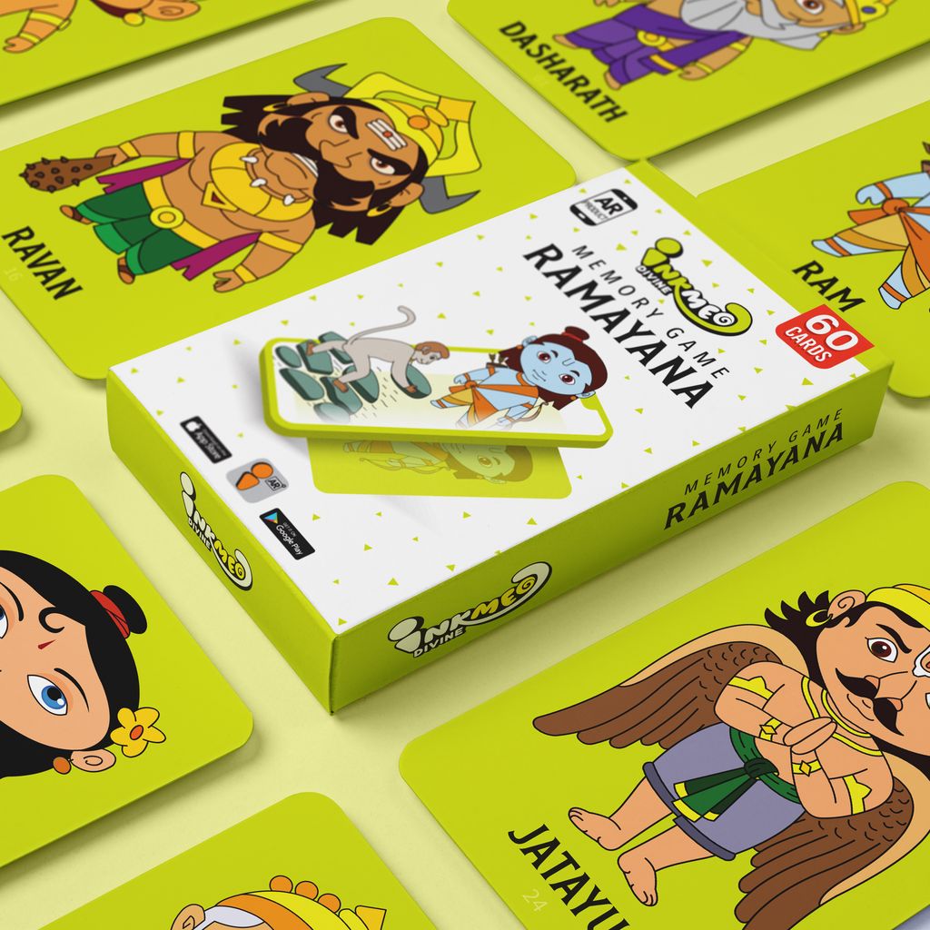 Memory Game Ramayana Cards | AR Enabled