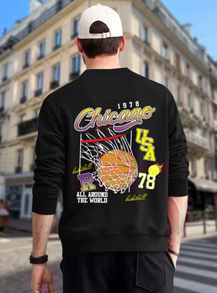 SCOTT FINCHER Men's GANGSTER Graphic Sweatshirt, Aesthetic Pullover, Retro Slogan Jumper, Casual Long Sleeve Top : AA(RSSWT)BLACK_54