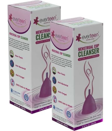 everteen Menstrual Cup Cleanser With Plants Based Formula - 200 ml Pack of 2