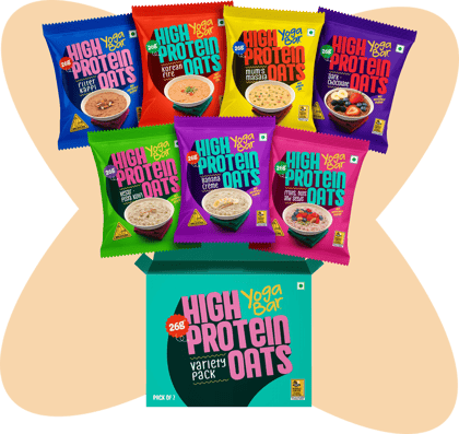 26g High Protein Oats Variety Pack - 7 flavours 330g