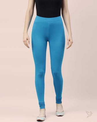 Viscose Churidar Legging - Blue Ocean-S / Blue Ocean