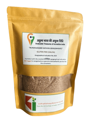 Gluten Free Khatia Wheat Dalia | 100% Natural & Organic | GI Tag Approved | Rich in Fiber | Low in Calories | Good for Weight Loss | Healthy Breakfast Option | Made in India
