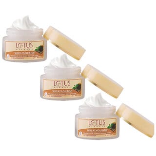 Lotus Herbals Wheatnourish Wheatgerm Oil  Honey Massage Cream Rejuvenates Skin For All Skin Types 50G  (Pack Of 3)
