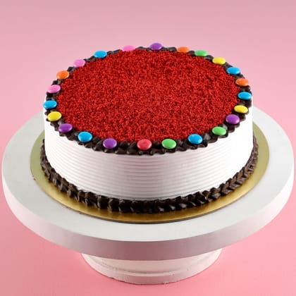 Red Velvet Gems Cake- Half Kg
