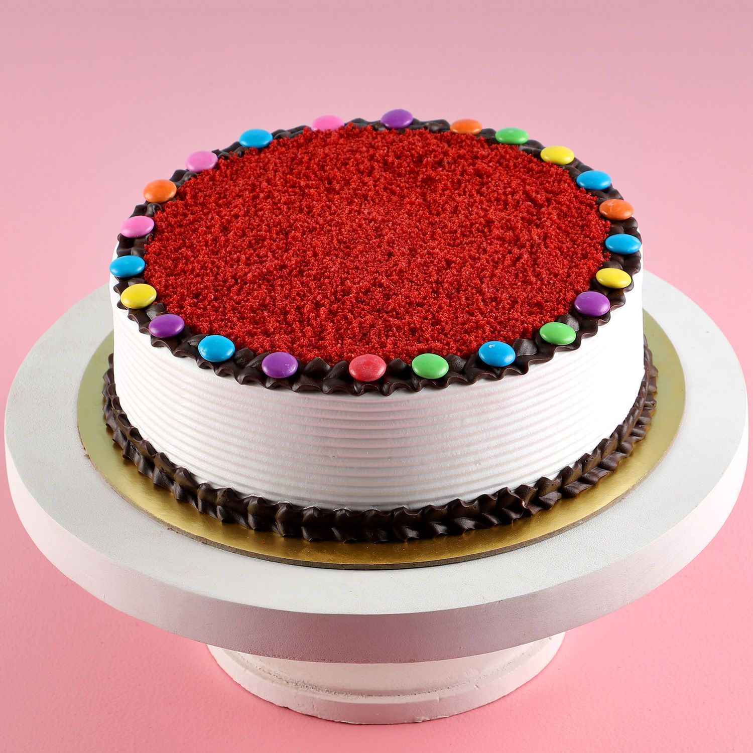 Red Velvet Gems Cake- Half Kg