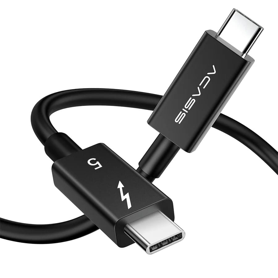 ACASIS [Intel Certified] 80Gbps Thunderbolt 5 Cable with 120Gbps Bandwidth Boost 3* 8K displays & 240W Charging Compatible with Thunderbolt 5/4/3/USB4.0